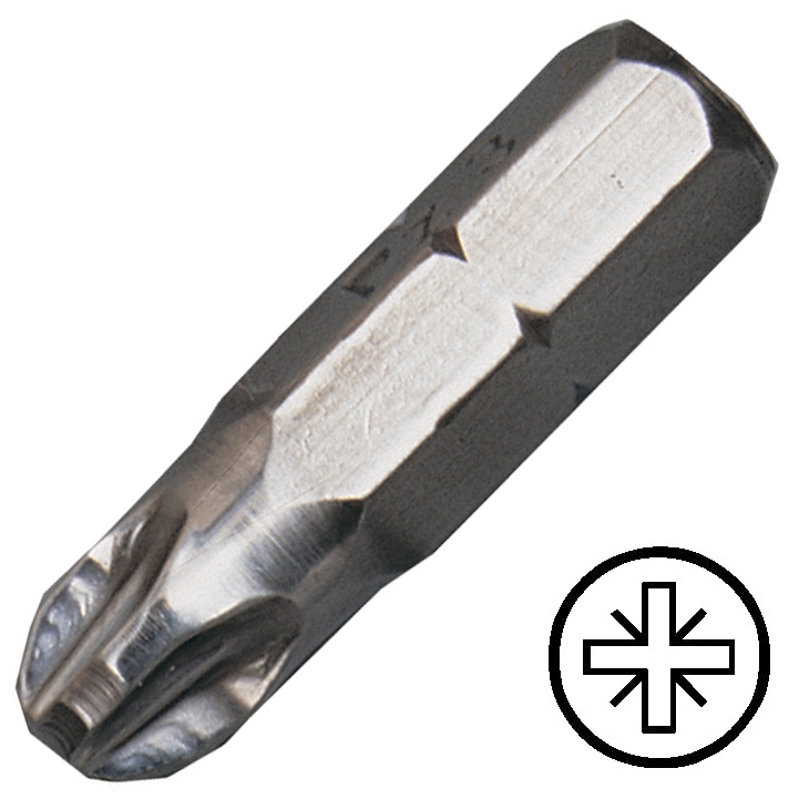 KENNEDY No.3 Pozidriv csavarhúzó bit 1/4" hatszög illesztéssel, 25 mm termék fő termékképe