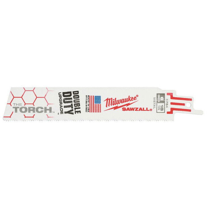 Milwaukee Heavy Duty TORCH™ szablyafűrészlap, bontó, fémhez, Bi-Met, 150 mm, 18 TPi, 5 db/csomag termék fő termékképe