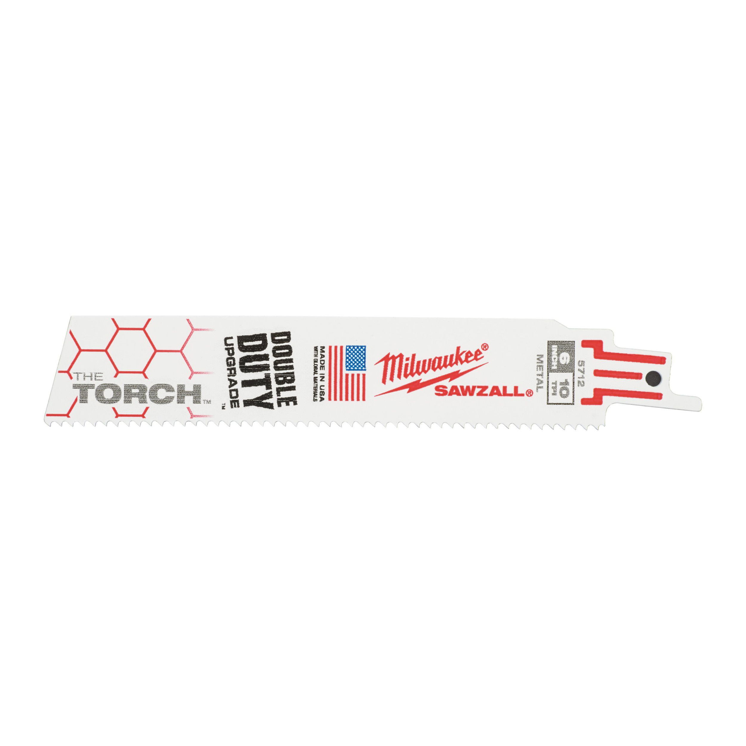 Milwaukee Heavy Duty TORCH™ szablyafűrészlap, bontó, fémhez, Bi-Met, 150 mm, 10 TPi, 5 db/csomag termék fő termékképe